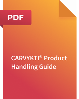 CARVYKTI® Product Handling Guide, PDF thumbnail