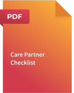 Care Partner Checklist, PDF thumbnail